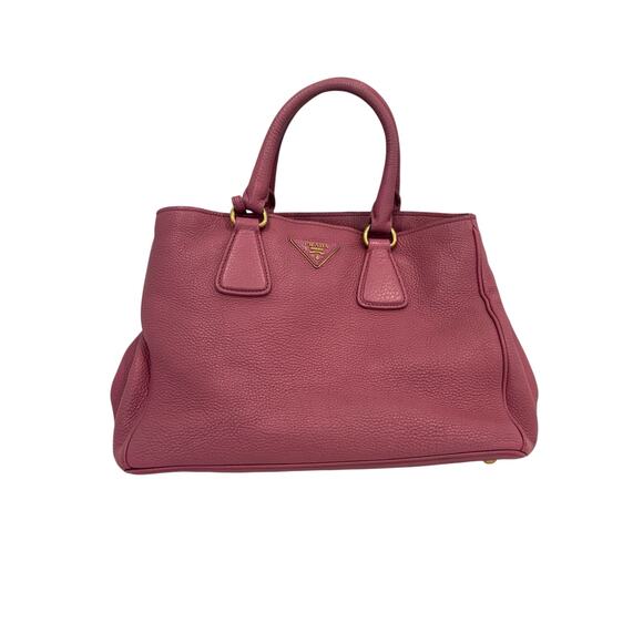 Prada Vitello Daino Galleria Tote Bag – Pink Pebbled Leather - Picture 1 of 6